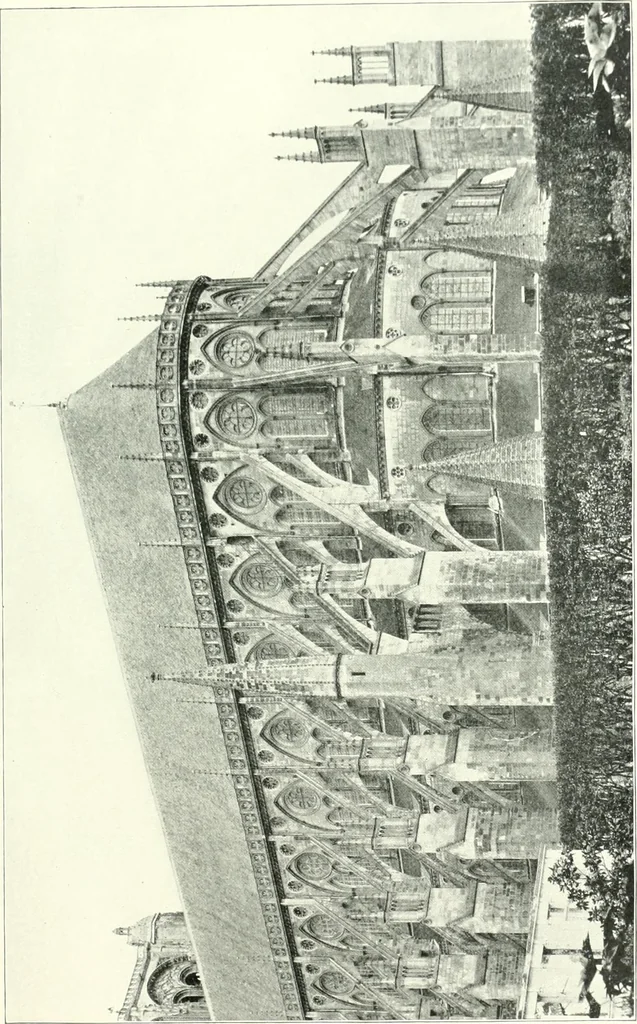 An illustration from A dictionary of architecture and building : biographical, historical, and descriptive, 1902, leaf 494