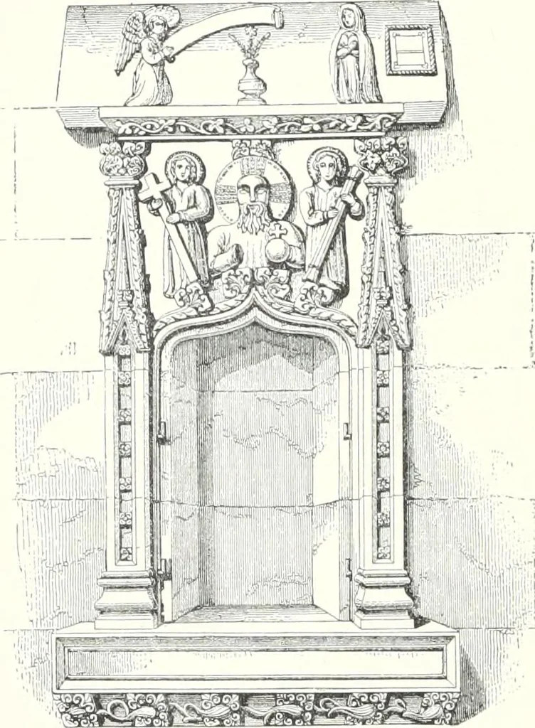 An illustration from A dictionary of architecture and building : biographical, historical, and descriptive, 1902, leaf 53