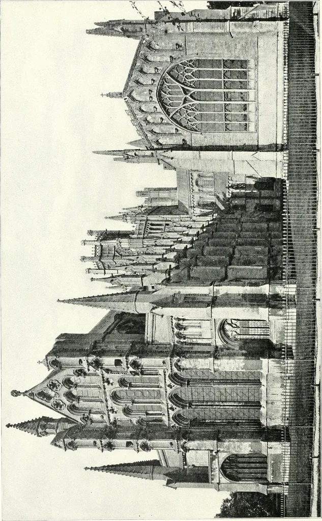An illustration from A dictionary of architecture and building : biographical, historical, and descriptive, 1902, leaf 535