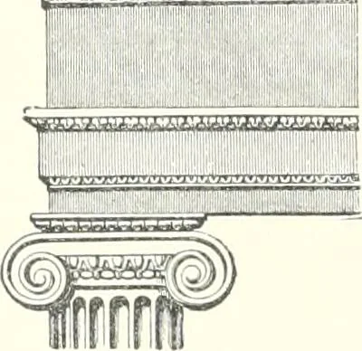 An illustration from A dictionary of architecture and building : biographical, historical, and descriptive, 1902, leaf 547