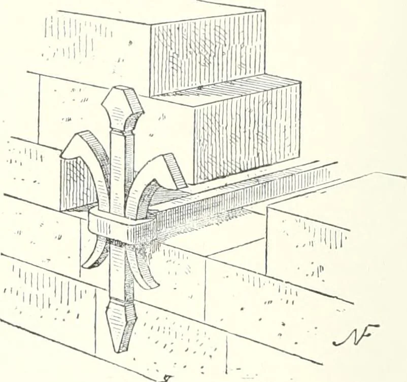An illustration from A dictionary of architecture and building : biographical, historical, and descriptive, 1902, leaf 55