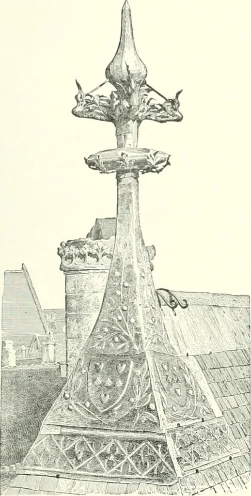 An illustration from A dictionary of architecture and building : biographical, historical, and descriptive, 1902, leaf 550