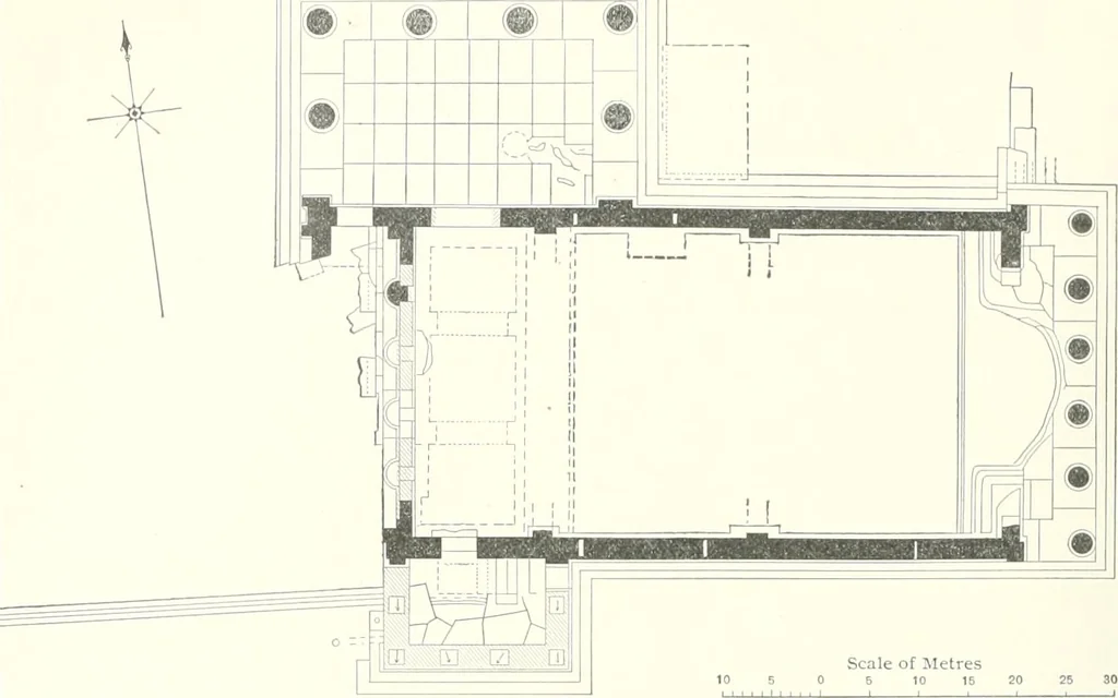 An illustration from A dictionary of architecture and building : biographical, historical, and descriptive, 1902, leaf 551