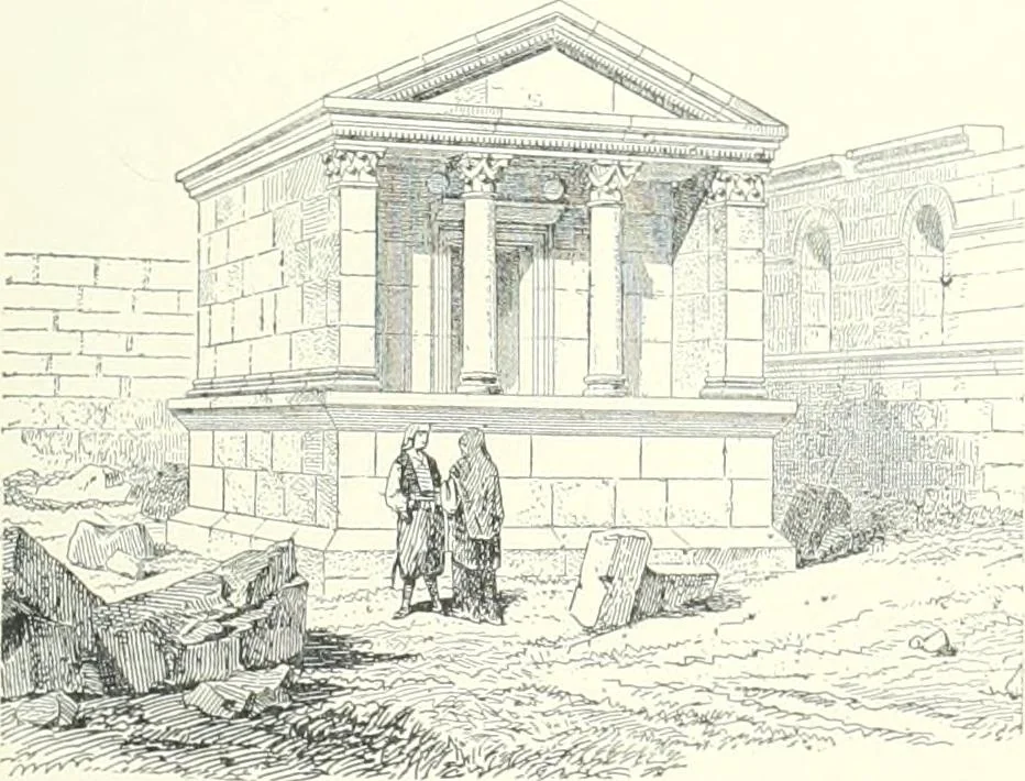 An illustration from A dictionary of architecture and building : biographical, historical, and descriptive, 1902, leaf 64