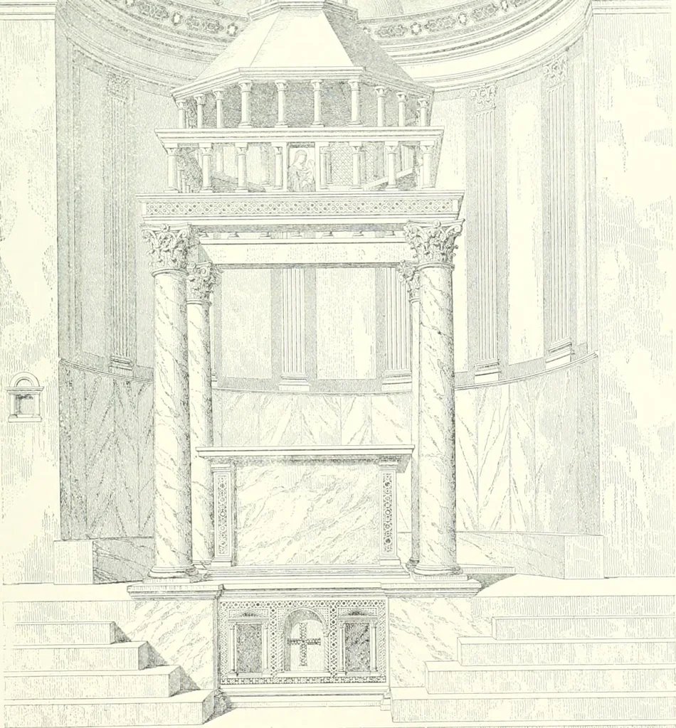 An illustration from A dictionary of architecture and building : biographical, historical, and descriptive, 1902, leaf 70