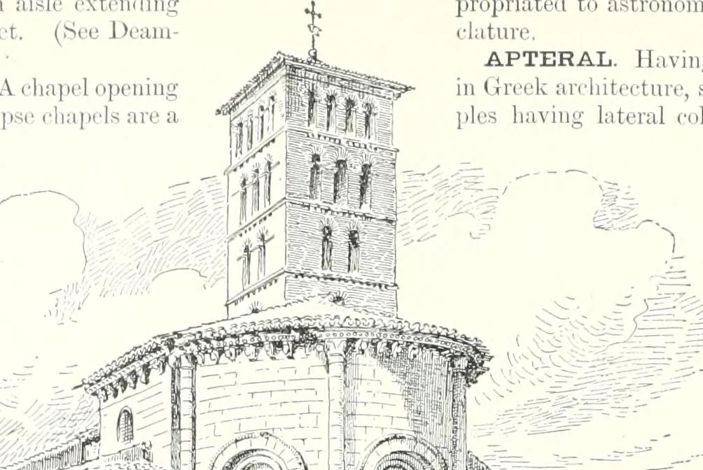 An illustration from A dictionary of architecture and building : biographical, historical, and descriptive, 1902, leaf 71