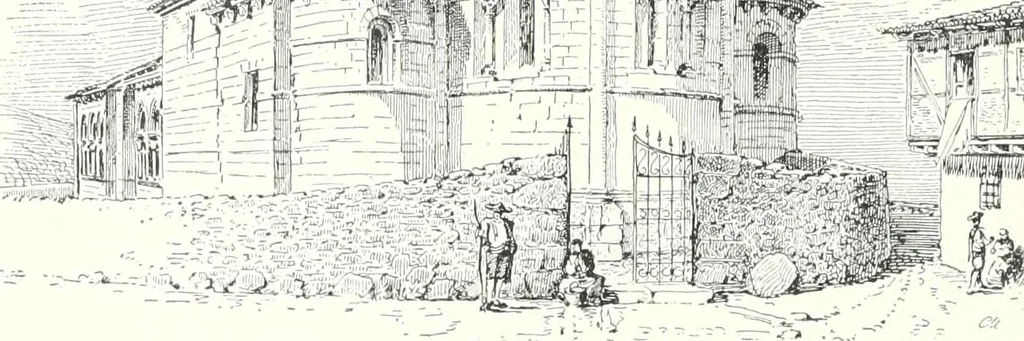 An illustration from A dictionary of architecture and building : biographical, historical, and descriptive, 1902, leaf 71