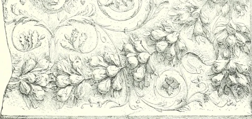 An illustration from A dictionary of architecture and building : biographical, historical, and descriptive, 1902, leaf 74