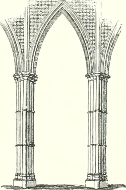 An illustration from A dictionary of architecture and building : biographical, historical, and descriptive, 1902, leaf 84
