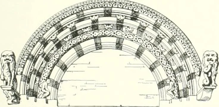 An illustration from A dictionary of architecture and building : biographical, historical, and descriptive, 1902, leaf 98