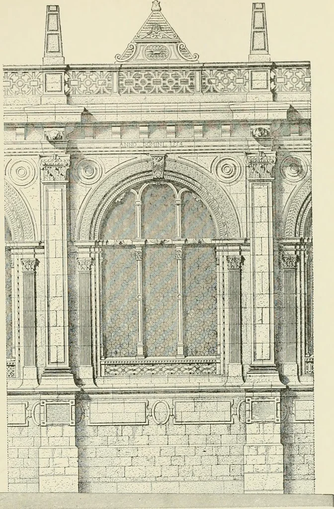 An illustration from A dictionary of architecture and building : biographical, historical, and descriptive, 1902, leaf 105