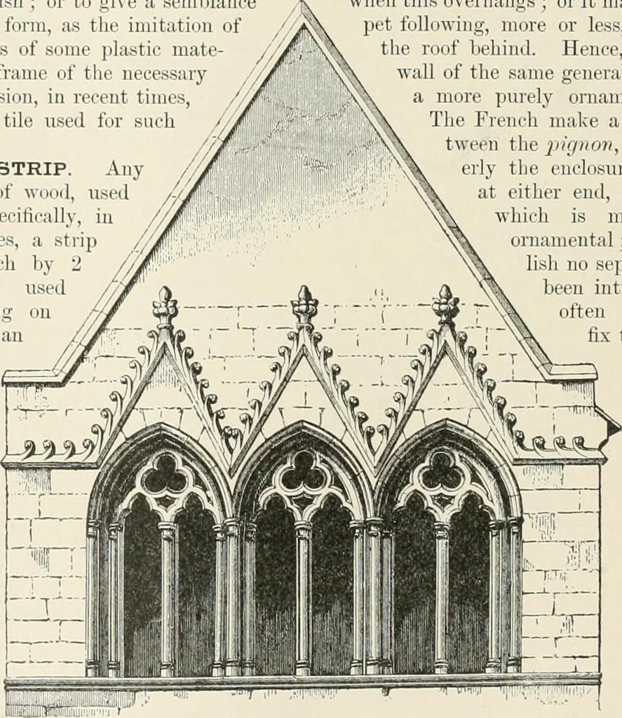 An illustration from A dictionary of architecture and building : biographical, historical, and descriptive, 1902, leaf 110