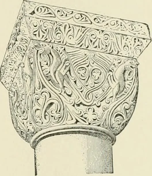 An illustration from A dictionary of architecture and building : biographical, historical, and descriptive, 1902, leaf 129