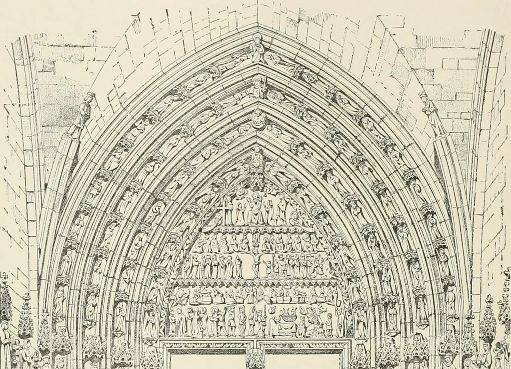 An illustration from A dictionary of architecture and building : biographical, historical, and descriptive, 1902, leaf 136