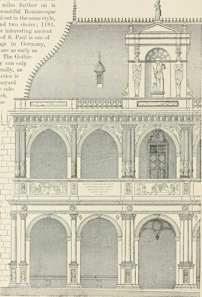 An illustration from A dictionary of architecture and building : biographical, historical, and descriptive, 1902, leaf 140