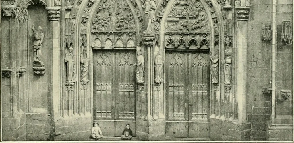 An illustration from A dictionary of architecture and building : biographical, historical, and descriptive, 1902, leaf 145