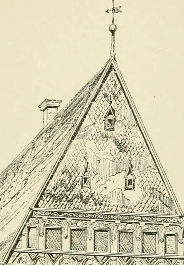An illustration from A dictionary of architecture and building : biographical, historical, and descriptive, 1902, leaf 147