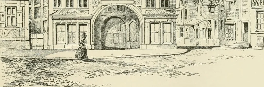 An illustration from A dictionary of architecture and building : biographical, historical, and descriptive, 1902, leaf 147