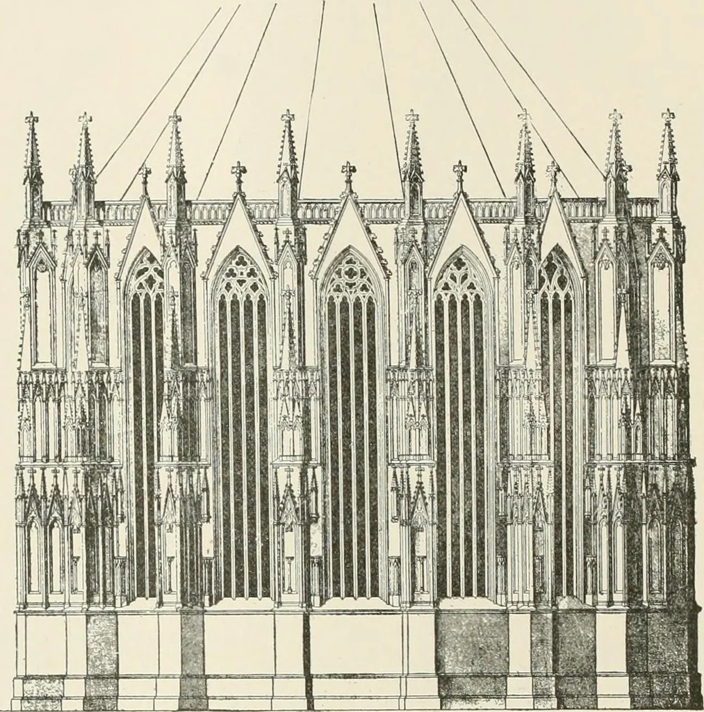 An illustration from A dictionary of architecture and building : biographical, historical, and descriptive, 1902, leaf 152