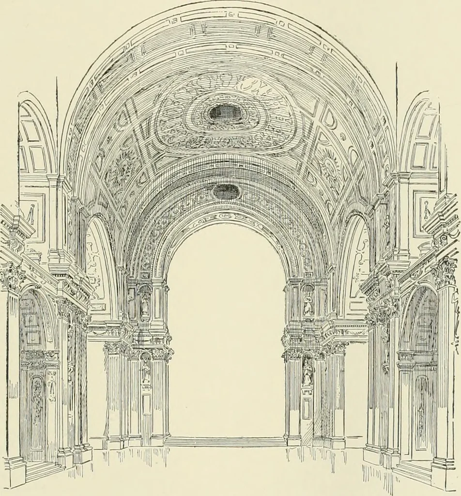 An illustration from A dictionary of architecture and building : biographical, historical, and descriptive, 1902, leaf 157