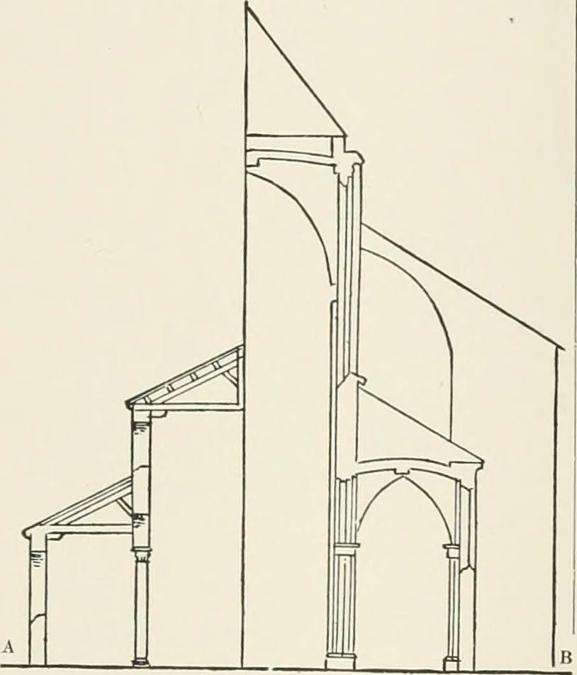 An illustration from A dictionary of architecture and building : biographical, historical, and descriptive, 1902, leaf 176