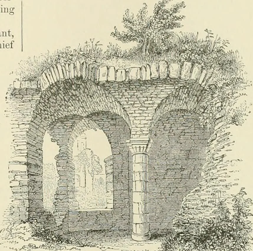 An illustration from A dictionary of architecture and building : biographical, historical, and descriptive, 1902, leaf 205