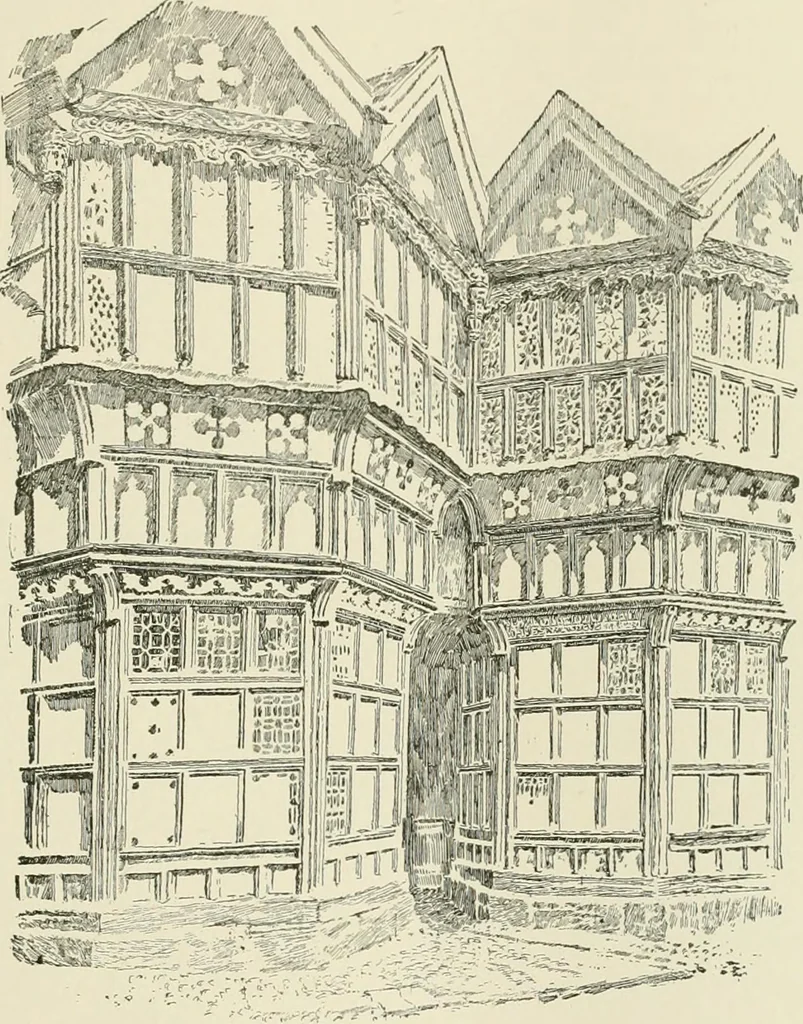 An illustration from A dictionary of architecture and building : biographical, historical, and descriptive, 1902, leaf 217