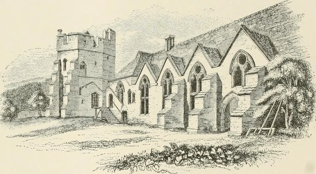 An illustration from A dictionary of architecture and building : biographical, historical, and descriptive, 1902, leaf 222
