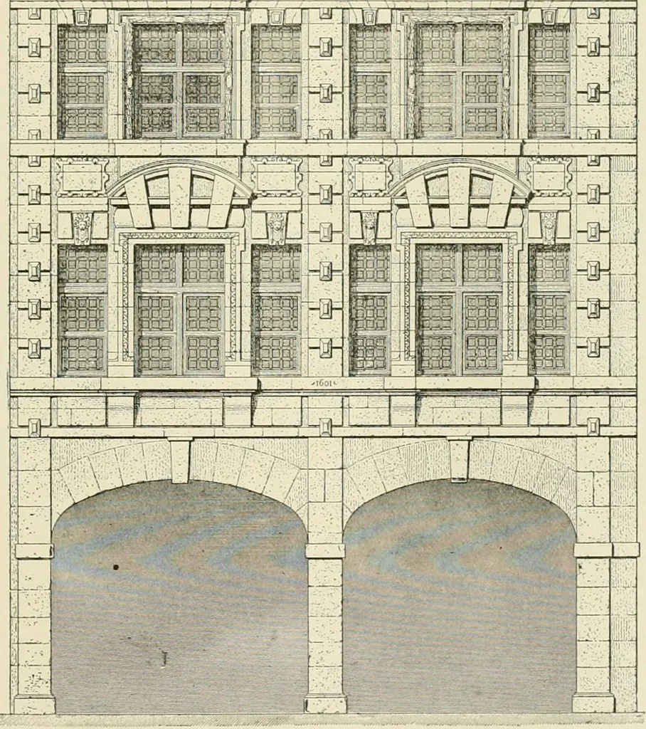 An illustration from A dictionary of architecture and building : biographical, historical, and descriptive, 1902, leaf 233