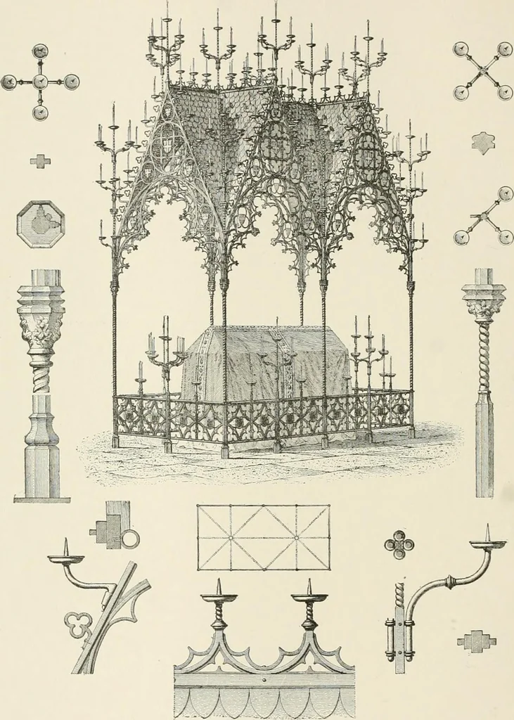 An illustration from A dictionary of architecture and building : biographical, historical, and descriptive, 1902, leaf 238