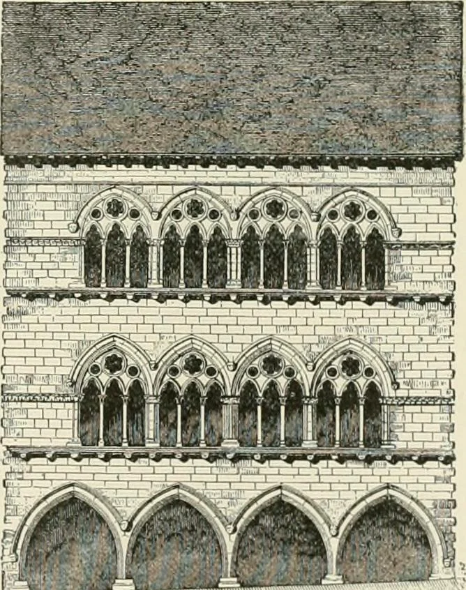An illustration from A dictionary of architecture and building : biographical, historical, and descriptive, 1902, leaf 263