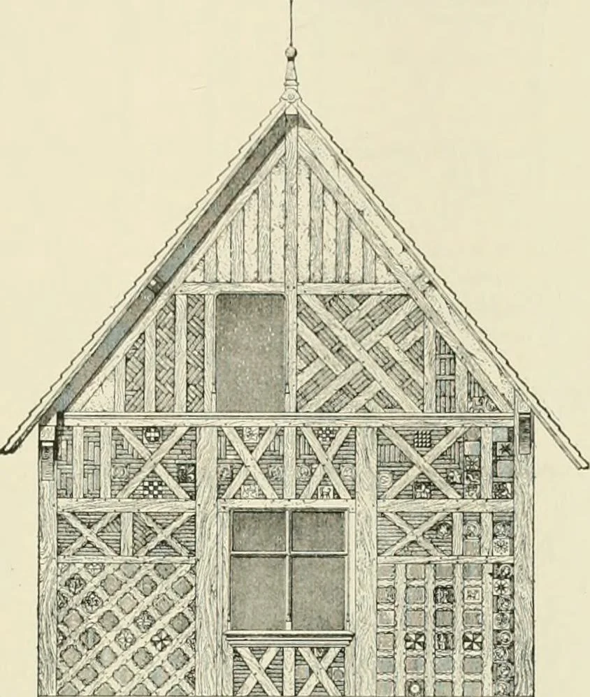 An illustration from A dictionary of architecture and building : biographical, historical, and descriptive, 1902, leaf 267
