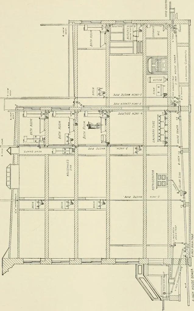 An illustration from A dictionary of architecture and building : biographical, historical, and descriptive, 1902, leaf 271