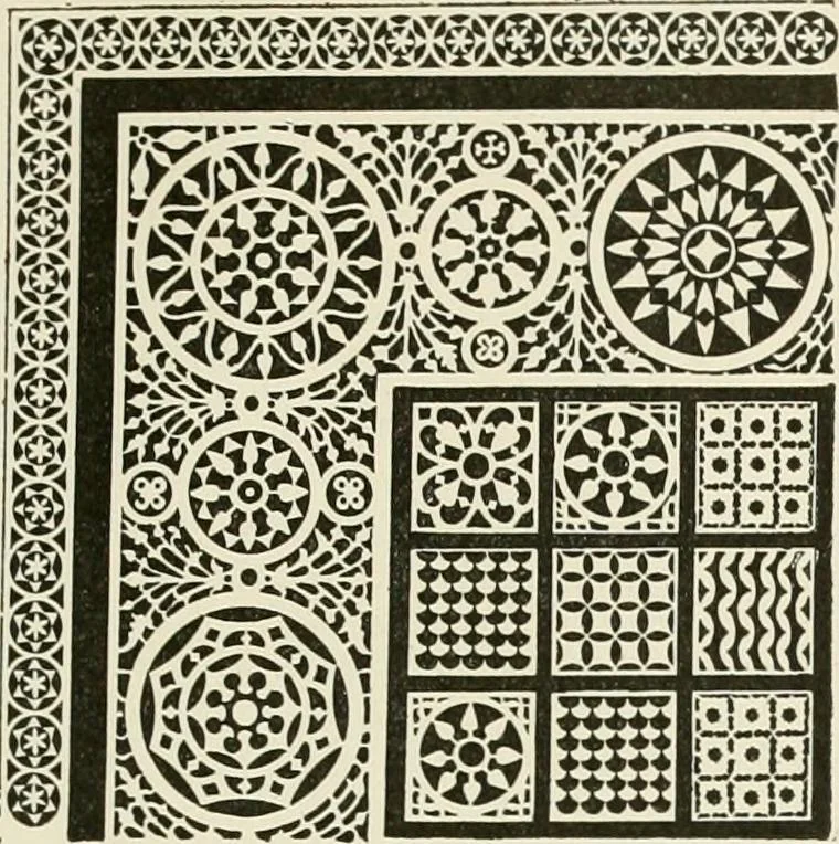 An illustration from A dictionary of architecture and building : biographical, historical, and descriptive, 1902, leaf 295