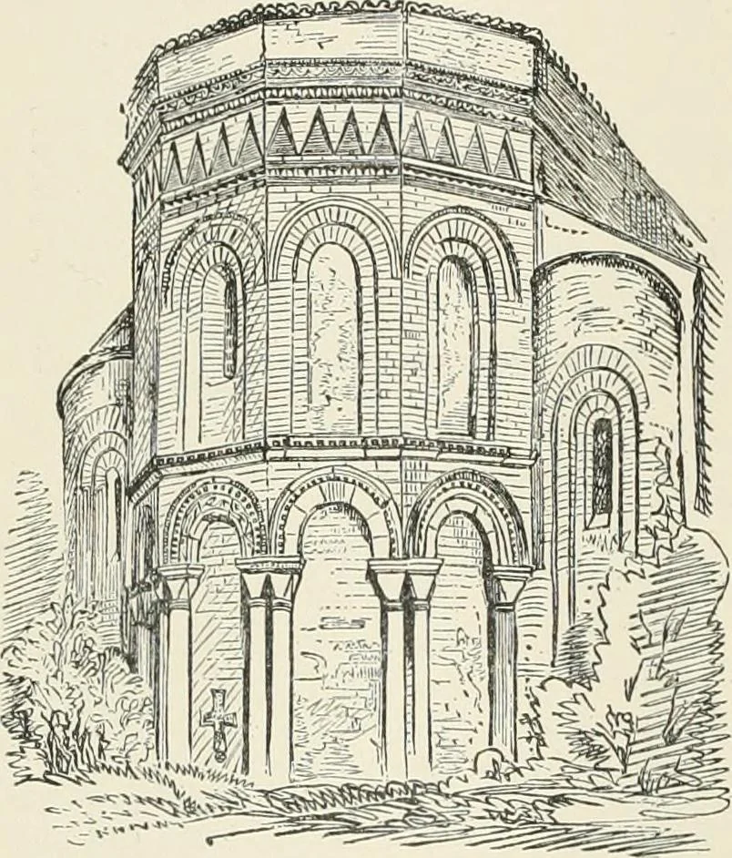 An illustration from A dictionary of architecture and building : biographical, historical, and descriptive, 1902, leaf 328