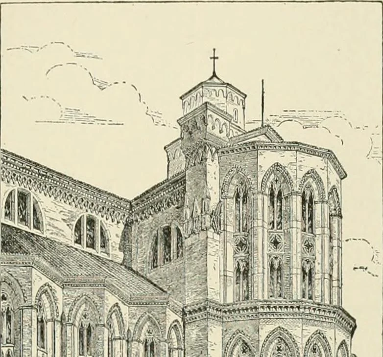 An illustration from A dictionary of architecture and building : biographical, historical, and descriptive, 1902, leaf 329