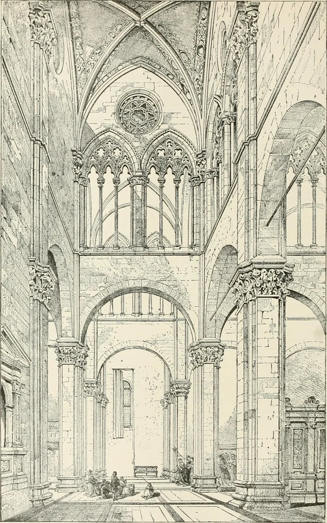 An illustration from A dictionary of architecture and building : biographical, historical, and descriptive, 1902, leaf 338