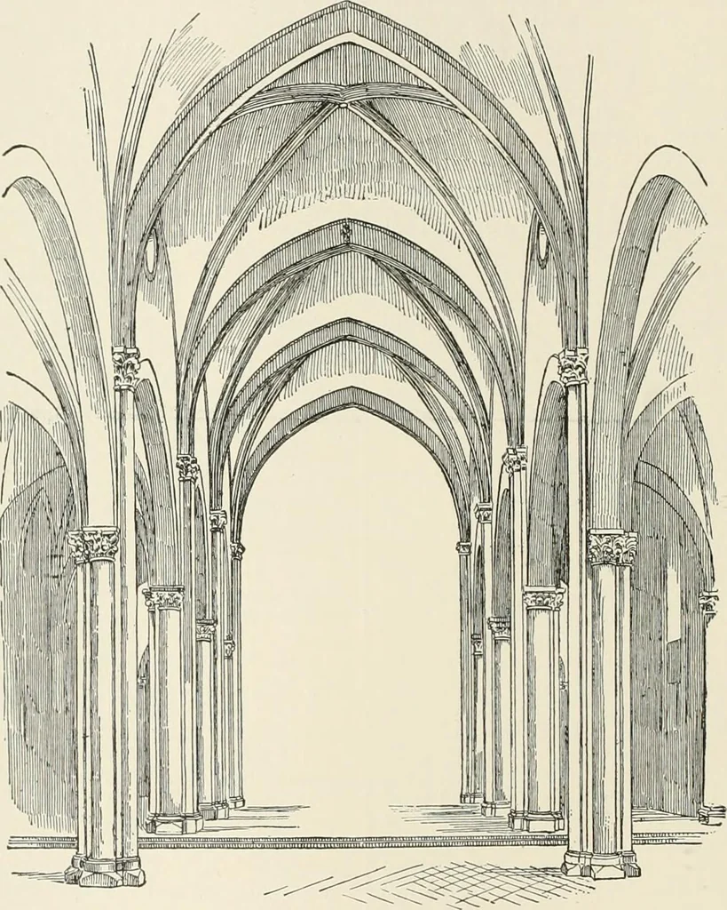 An illustration from A dictionary of architecture and building : biographical, historical, and descriptive, 1902, leaf 340