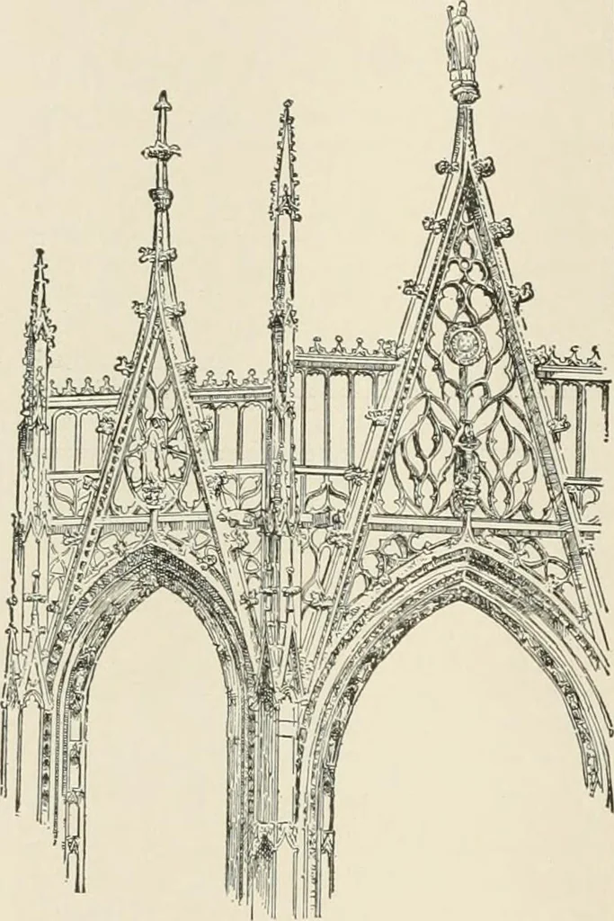 An illustration from A dictionary of architecture and building : biographical, historical, and descriptive, 1902, leaf 38