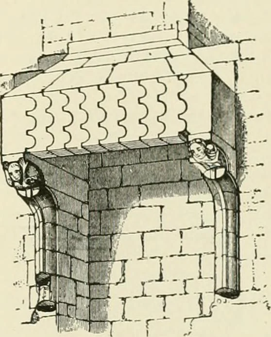 An illustration from A dictionary of architecture and building : biographical, historical, and descriptive, 1902, leaf 389