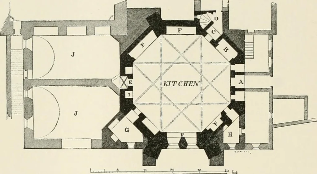 An illustration from A dictionary of architecture and building : biographical, historical, and descriptive, 1902, leaf 404