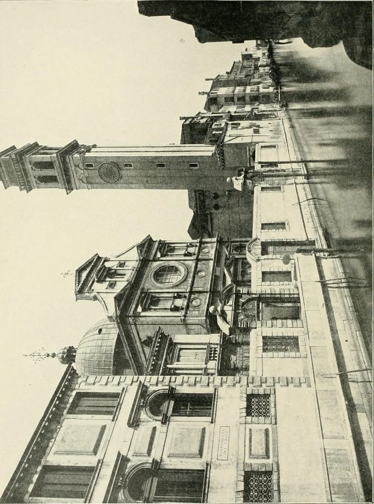 An illustration from A dictionary of architecture and building : biographical, historical, and descriptive, 1902, leaf 428