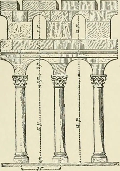 An illustration from A dictionary of architecture and building : biographical, historical, and descriptive, 1902, leaf 455