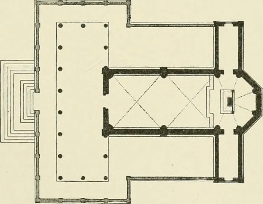 An illustration from A dictionary of architecture and building : biographical, historical, and descriptive, 1902, leaf 459