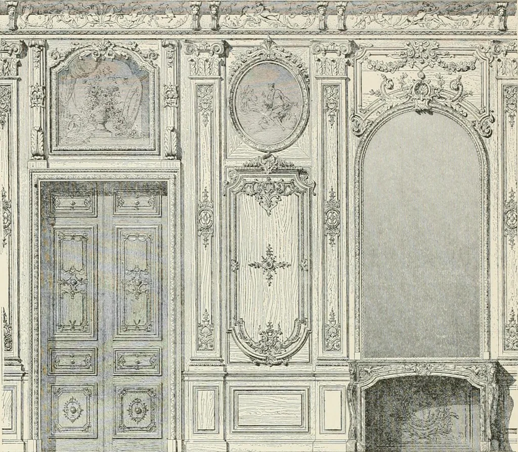 An illustration from A dictionary of architecture and building : biographical, historical, and descriptive, 1902, leaf 468