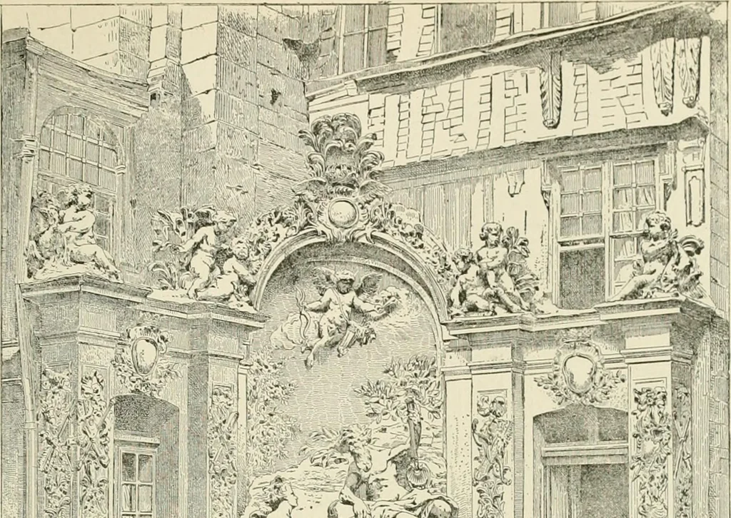 An illustration from A dictionary of architecture and building : biographical, historical, and descriptive, 1902, leaf 469