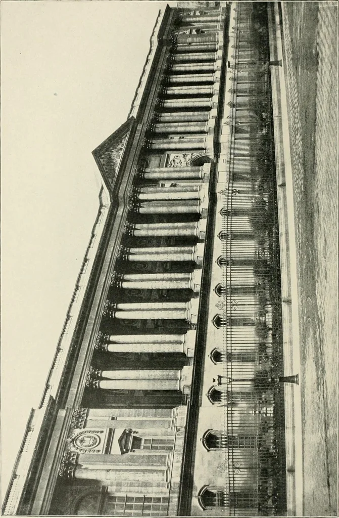 An illustration from A dictionary of architecture and building : biographical, historical, and descriptive, 1902, leaf 472