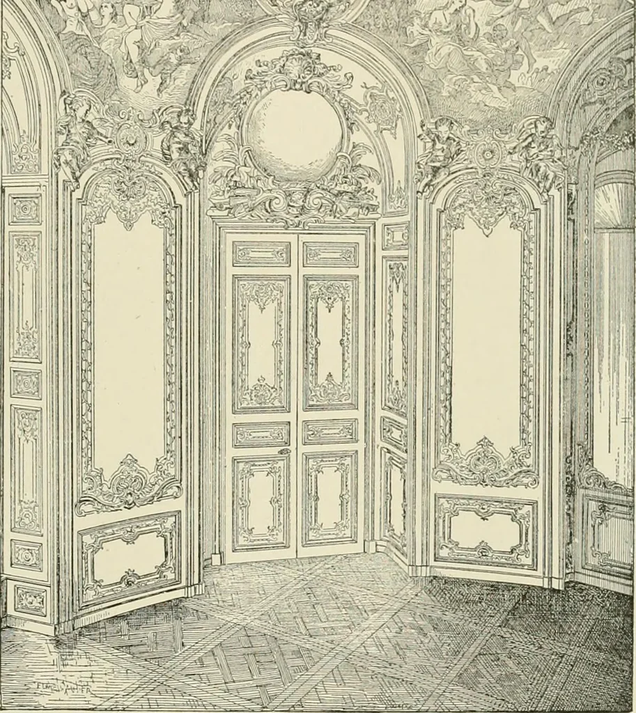 An illustration from A dictionary of architecture and building : biographical, historical, and descriptive, 1902, leaf 473