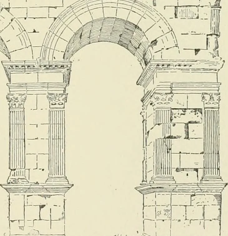 An illustration from A dictionary of architecture and building : biographical, historical, and descriptive, 1902, leaf 501