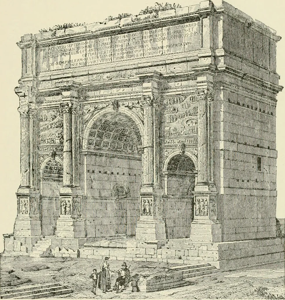 An illustration from A dictionary of architecture and building : biographical, historical, and descriptive, 1902, leaf 505